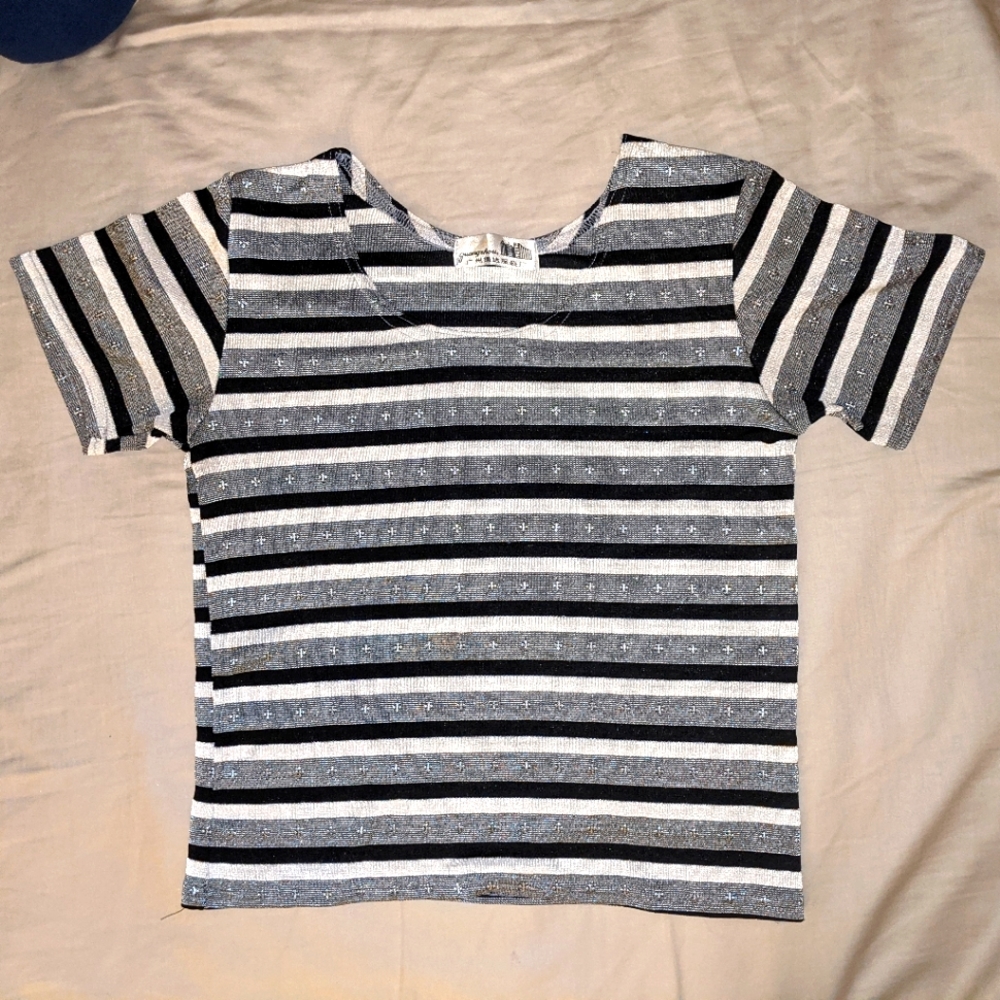 Vintage stretch crop top